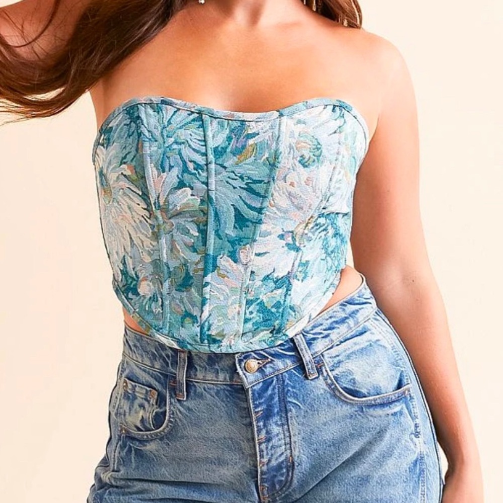 Floral Corset Top